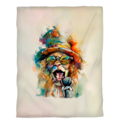 Flutist’s Fluffy Fantasy Duvet Cover